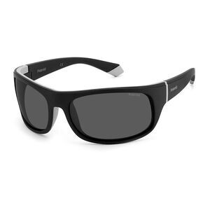 Polaroid Black Rubber Men's Sunglasses